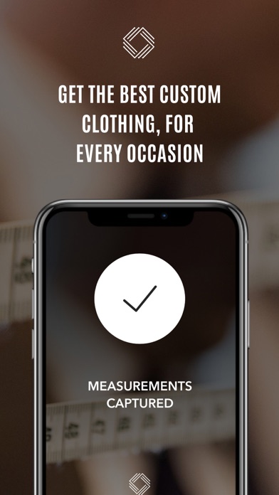 Fit App — measurements captured confirmation