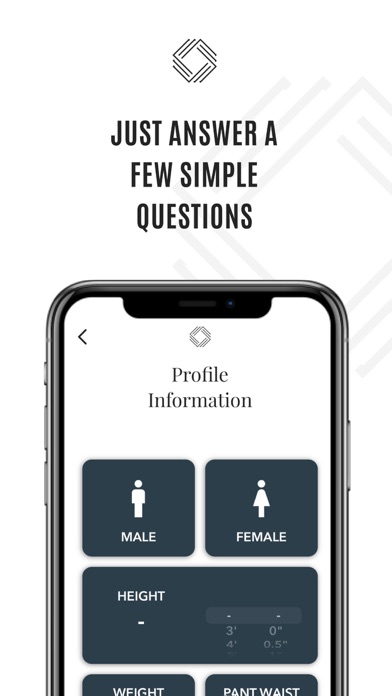 Fit App — profile questionnaire