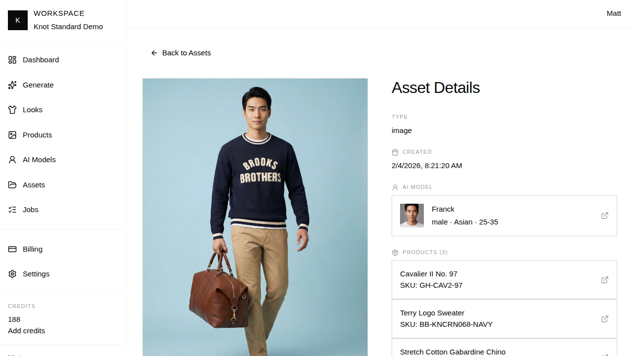 TryOn Studio — batch generation pipeline